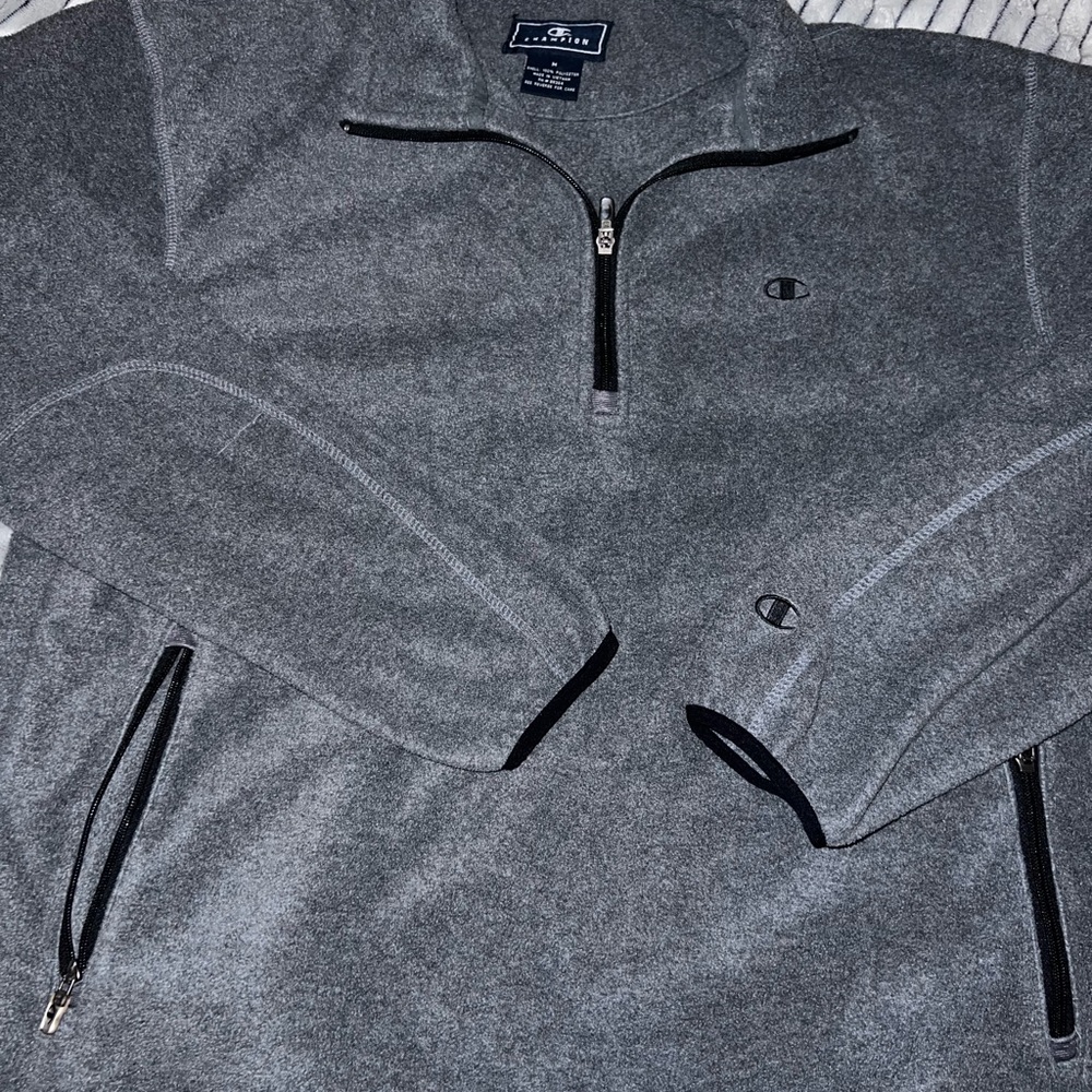 Grey Champion fleece quarter zip